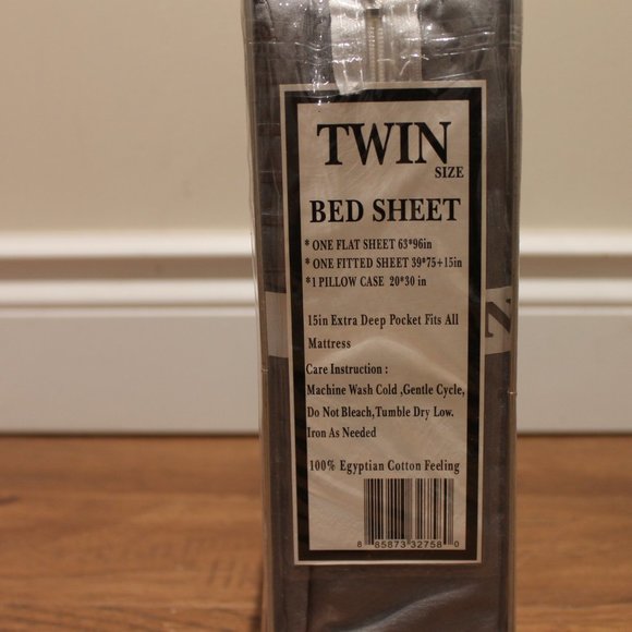 Twin Size Bed Sheets (New Item) - 2 Pack - Picture 6 of 6
